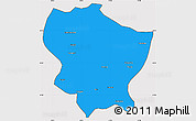 Political Simple Map of Amdo, cropped outside