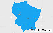 Political Simple Map of Amdo, single color outside