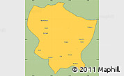 Savanna Style Simple Map of Amdo, cropped outside
