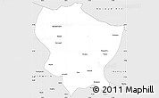 Silver Style Simple Map of Amdo