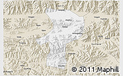 Classic Style 3D Map of Bainang