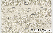 Shaded Relief 3D Map of Bainang
