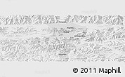 Physical Panoramic Map of Bainang, lighten