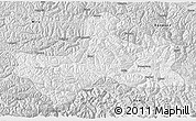Silver Style 3D Map of Banbar