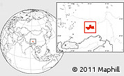 Blank Location Map of Banbar
