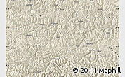 Shaded Relief Map of Banbar