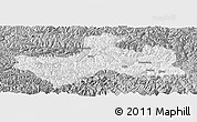 Gray Panoramic Map of Banbar
