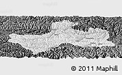 Physical Panoramic Map of Banbar, darken