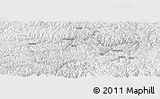 Physical Panoramic Map of Banbar, lighten