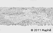 Silver Style Panoramic Map of Banbar