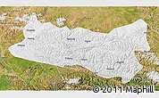 Physical 3D Map of Baqen, satellite outside