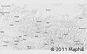 Physical 3D Map of Baqen, semi-desaturated