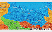 Political 3D Map of Baqen