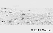 Physical Panoramic Map of Baqen, desaturated