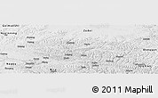 Physical Panoramic Map of Baqen, semi-desaturated