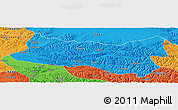 Political Panoramic Map of Baqen