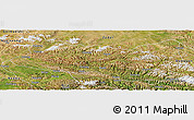 Satellite Panoramic Map of Baqen