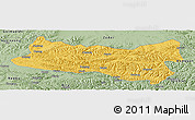 Savanna Style Panoramic Map of Baqen