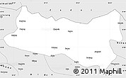 Silver Style Simple Map of Baqen