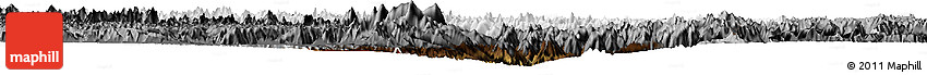 Physical Horizon Map of Bomi, darken