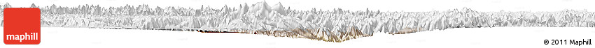 Physical Horizon Map of Bomi, lighten