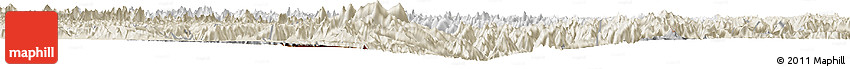 Physical Horizon Map of Bomi, shaded relief outside