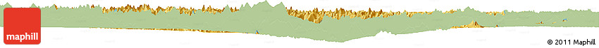 Savanna Style Horizon Map of Bomi, single color outside