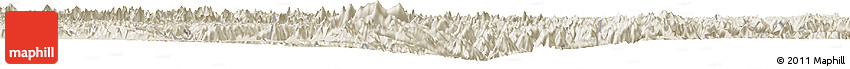 Shaded Relief Horizon Map of Bomi