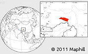 Blank Location Map of Bomi