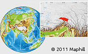 Physical Location Map of Bomi