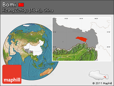 Satellite Location Map of Bomi, highlighted country, highlighted parent region
