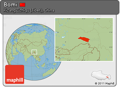 Savanna Style Location Map of Bomi