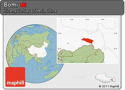 Savanna Style Location Map of Bomi, highlighted country