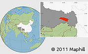 Savanna Style Location Map of Bomi, highlighted country, highlighted parent region