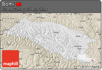 Classic Style Map of Bomi