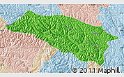 Political Map of Bomi, lighten