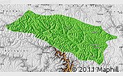 Political Map of Bomi, physical outside