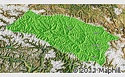 Political Map of Bomi, satellite outside