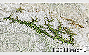 Satellite Map of Bomi, lighten