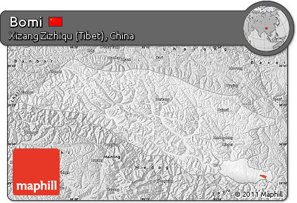 Silver Style Map of Bomi