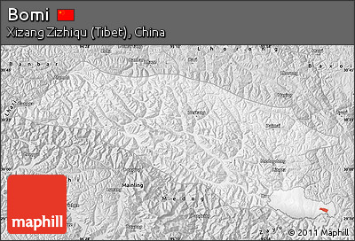 Silver Style Map of Bomi