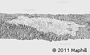 Gray Panoramic Map of Bomi