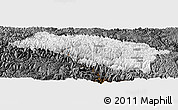 Physical Panoramic Map of Bomi, darken
