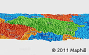 Political Panoramic Map of Bomi