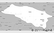 Gray Simple Map of Bomi