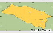 Savanna Style Simple Map of Bomi, cropped outside