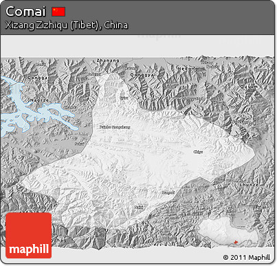 Gray 3D Map of Comai