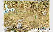 Satellite 3D Map of Comai