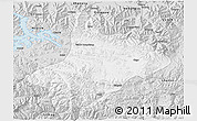Silver Style 3D Map of Comai