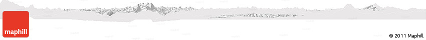 Physical Horizon Map of Comai, cropped outside